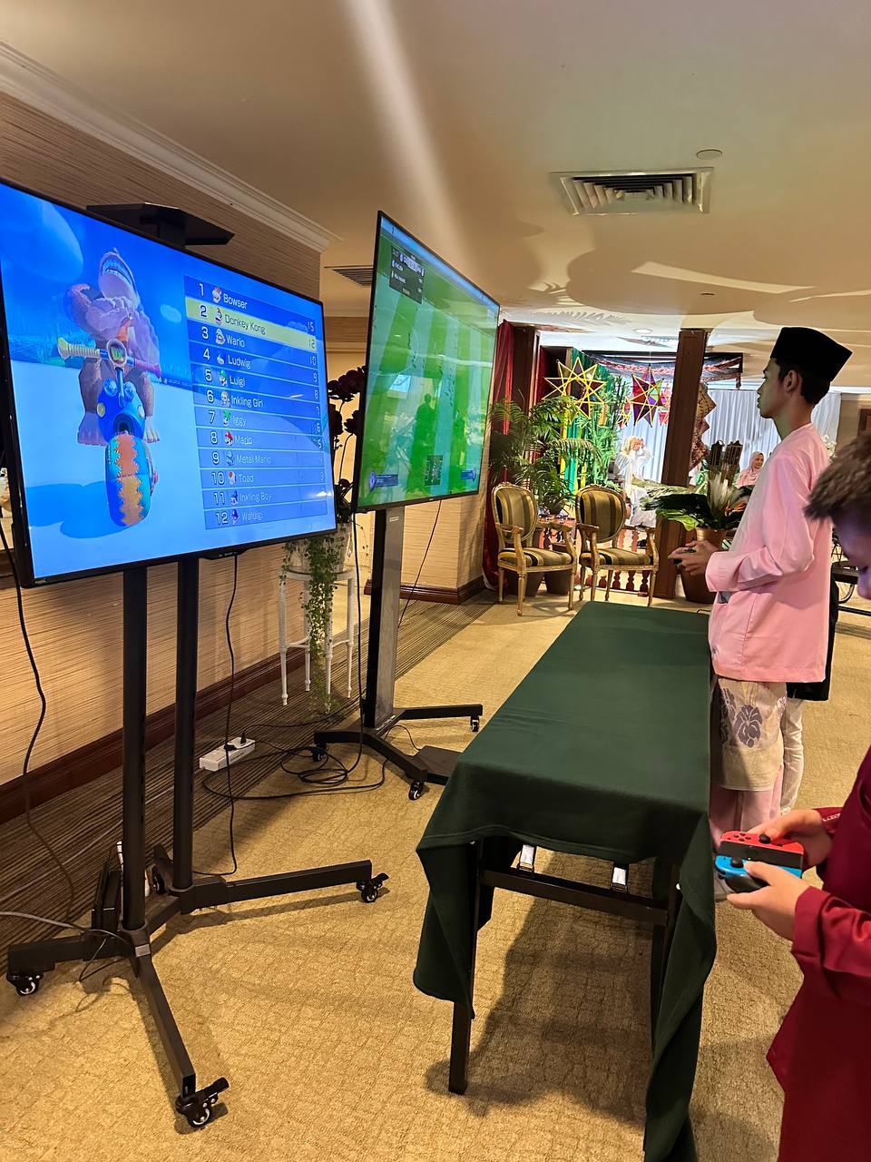 Game zone at an event